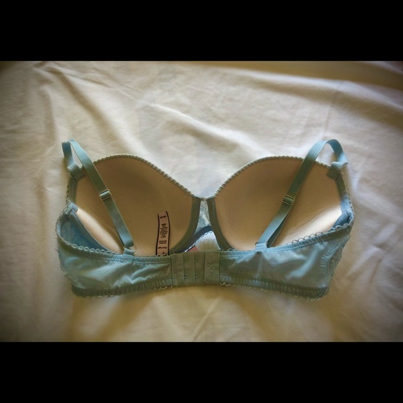 VS Dream Angels bra, in sky blue lace 34D! - Picture 3 of 3